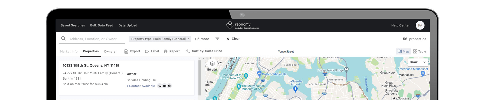 Solutions Reonomy Stats x