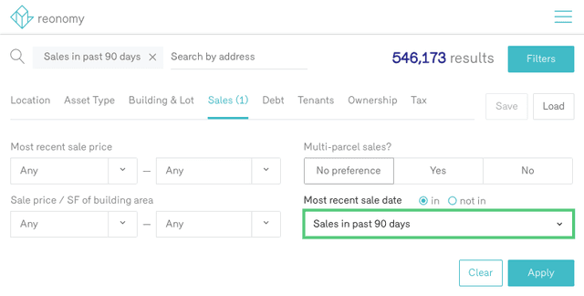 Example Reonomy Report Recently Sold Commercial Properties: How to Find Them | Reonomy