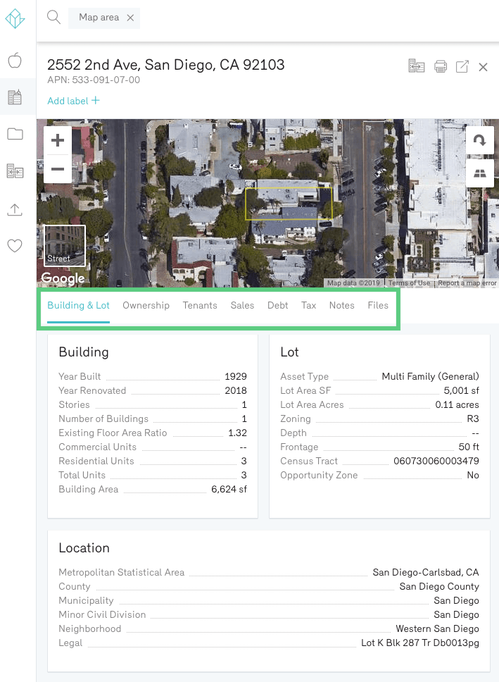 Example Reonomy Report How To Find Commercial Property Owner Contact Information | Reonomy ...