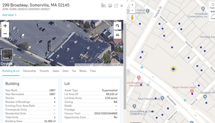 Example Reonomy Report How To Find Commercial Property Owner Contact Information | Reonomy ...